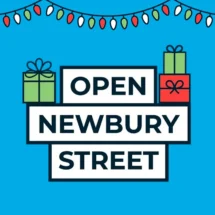 Open Newbury Street holiday graphic